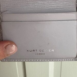 Kurt Geiger London Light Gray Card Holder